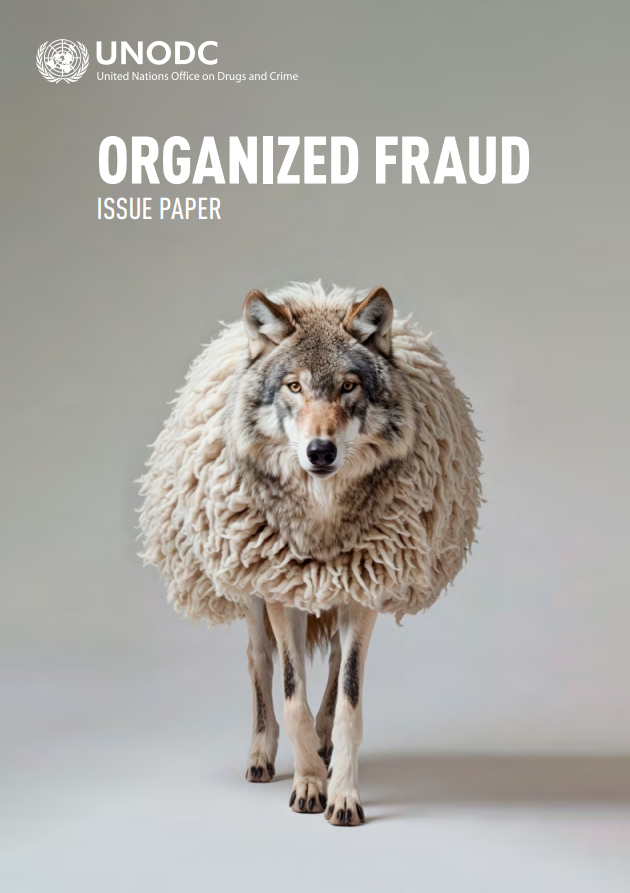 Cover of the publication "Organized Fraud: Issue Paper"